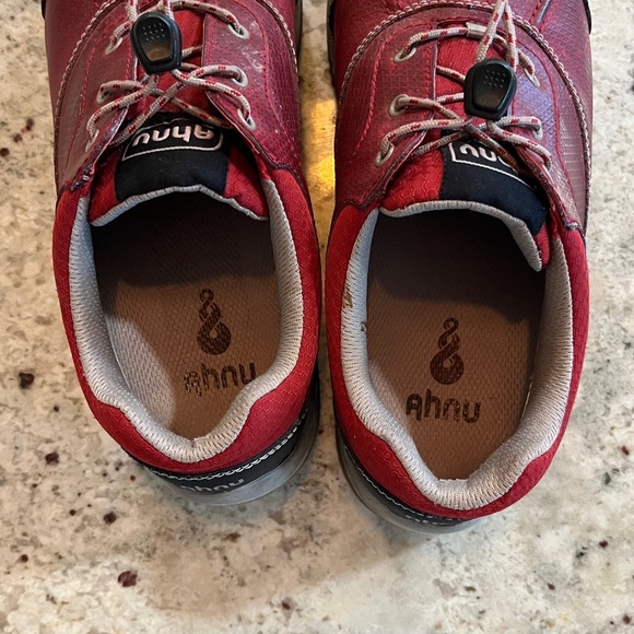 Ahnu Red Calaveras Waterproof Hiking Shoes 7 - Picture 3 of 6